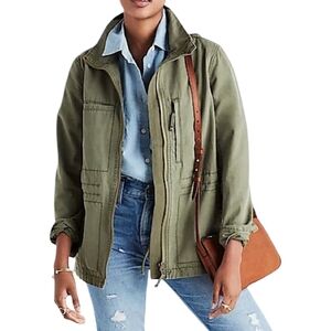 Madewell Fleet Utility Jacket Desert Olive Small Field jacket
